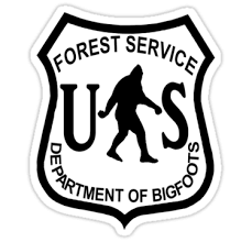 Bigfoot Us Forest Service Sticker By Thebigfootstore Bigfoot Bigfoot Art Bigfoot Pictures