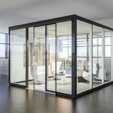 Partition space without sacrificing interior aesthetics. All Glass Sound Insulating Sliding Door