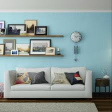 A Soothing Sky Blue Living Room With Beautiful Accents Blue Living Room Living Room Decor Home Decor
