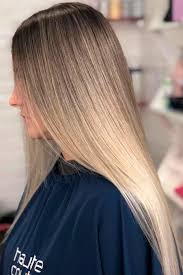 Straight hair of sufficient length looks simply breathtaking in this slow falling from dark through grey to light. 50 Sassy Looks With Ash Brown Hair Lovehairstyles Com