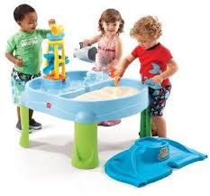 Amazon Com Step2 Splash N Scoop Bay Sand And Water Table Toys Games Best Water Table Kids Water Table Sand And Water Table