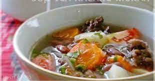 Sup Iga Kacang Merah Kacang Merah
