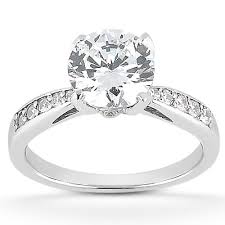 3 carat princess cut cz double prong solitaire on 2mm band. 1 1 2 Carat Cz Classic Engagement Ring In 14k White Gold