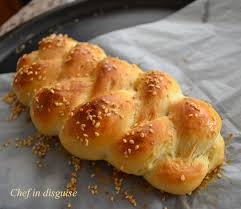 Divide the dough into three equal pieces and roll to form three even 'sausage' shapes. Twisted Daring Bakers Challenge Braided Bread Chef In Disguise