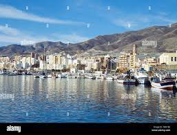 Harbour and overview. Adra, Almeria province, Andalucia, Spain Stock Photo  - Alamy