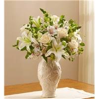 1800 flowers sympathy classic all white. 1 800 Flowers Loving Blooms In Lenox All White Seattle Wa