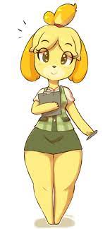 Dog Assistant Isabelle Animal Crossing Fan Art Animal Crossing Characters Animal Crossing Memes