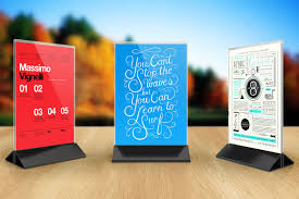 Table Tent Mock Up Vol 7 Table Tents Brochure Display Tent Design