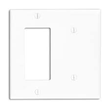 Leviton White 2 Gang 1 Toggle 1 Blank Wall Plate 1 Pack 80708 W The Home Depot