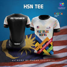 Hari sukan negara kl sports city 141017. Jersey Hari Sukan Negara 2018 By Ombak Exclusive Shopee Malaysia