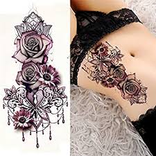 Leopard print butterfly tattoo leopard print tattoos 3d for size 2448 x 3264. 4 Stuck Halloween Lila Rose Adler Wasserdicht Temporare Kunst Arm Schulter Tattoo Aufkleber Frauen Manner Amazon De Beauty