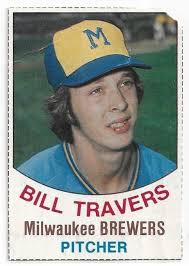 LOT of 3 1977 Hostess Baseball cards Milwaukee Brewers FAIR/POOR Lezcano  Travers