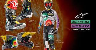 An then, over top, the upper arrives full accessorized with the aforementioned crystals, each placed meticulously across all fixtures. Alpinestars Le Cactus Racer Gear Swapmoto Live