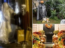 Usamos materiales solidos, ligeros, hidrófugos y resistentes a rayos uv. Fotos De Decoracion De Halloween Para Las Fachadas De Casas Y Exteriores Espaciohogar Com