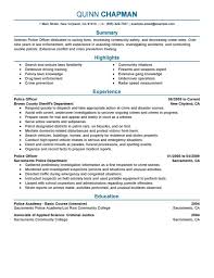 Tell the employer why the company should hire you and what you can do for them. How To Get Job In 2016 2017 With Police Officer Resume Template