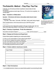 Scientific Method Plop Plop Fizz Fizz Scientific Method Middle School Science Method Scientific Method