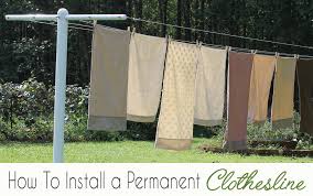 Connect two clothesline tighteners to outside eye hooks on one post. How To Install A Permanent Clothesline Metal Vs Wood New Life On A Homestead