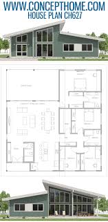 House Plan Ch627 In 2020 House Architecture Design One Level House Plans Architecture House