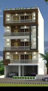 Happy Estates 4 Bhk Builder Floor Available In Greenfields Colon Happyestates Www Happyestat In 2020 House Outer Design 3 Storey House Design Narrow House Designs