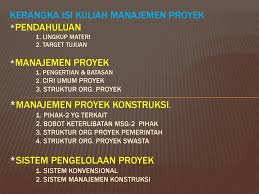 Materi kuliah manajemen proyek pdf. Materi Kuliah Manajemen Proyek Sedang