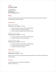 A simple resume template is a ready to use resume template which comes with a simple format and the content details. 17 Free Resume Templates For 2021 To Download Now
