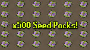 Loot From 500 Seed Packs Hard Contracts Osrs Youtube