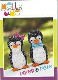 Melly Me Pattern Only Piper And Pete Penguin Soft Toy Etsy Sewing Stuffed Animals Animal Sewing Patterns Soft Toy Patterns