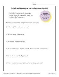 Periods And Quotation Marks Inside Or Outside Punctuation Worksheets Quotation Marks Punctuation Quotation Marks Quotations