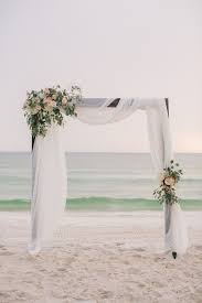 20 Charming Beach Wedding Arches You Ll Love Beach Wedding Arch Wedding Beach Ceremony Simple Beach Wedding