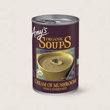 Campbell's chicken noodle condensed soup. Amy S Kitchen Amy S Organic Cream Of Mushroom Soup