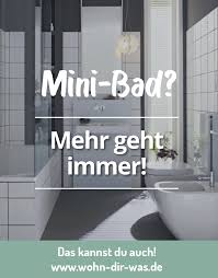 Platz Ist Auch Im Kleinsten Bad Wohndirwas Zeigt Wie Mini Bad Kleine Bader Kleines Badezimmer