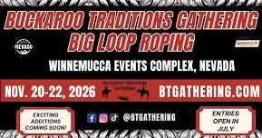 Buckaroo Traditions Gathering Big Loop Roping