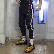Men's tactical pants, water repellent ripstop cargo pants, lightweight edc hiking work pants, outdoor apparel. Slick Zipper Pant Black Red White