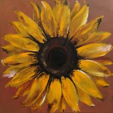 Shop art.com for the best selection of sunflowers canvas wall art online. Large Sunflower Painting On A Wood Panel Orginal Flower Art By Clarabellearte On Etsy Sunflower Wall Art Flower Art Yellow Flower Art