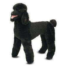 Black And White Standard Poodle For Sale Stuffed Black Standard Poodle Toy I Have This Except For The Too Pointed Nose It Looks A Lot Like M Poodle Stuffed Animal Poodle Plush Toy Plush Dog Toys