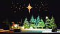 Simple Christmas Stage Decor
