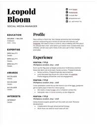 After you've created a visual brand identity , you don't want to use just any old social media icon set. How To Become A Social Media Manager Free Resume Template