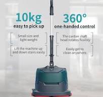 Customized Portable Hand Push Automatic Floor Cleaning Washing Scrubber  Machine with Double Water Tank