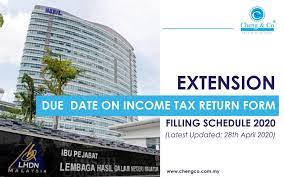 The irb has issued the 2020 income tax return filing programme which is broadly similar to the position in the 2019 filing programme. Extension Due Date On Income Tax Return Form Filling Latest Updated 28 April 2020 Cheng Co