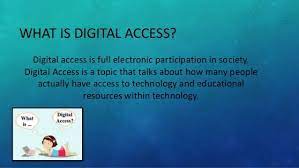 For almost as long as telephones have been a common feature in homes and offices. Digital Access Digital Citizenship