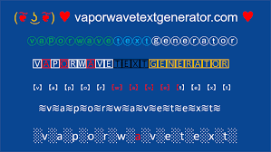 But it looks like a different font, and is often call the aesthetic font). Best Vaporwave Text Generator Vaporwave Font