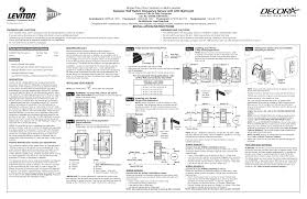 Leviton Motion Sensor Manual