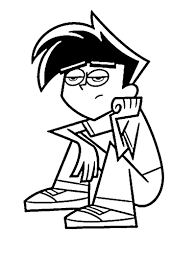 Danny Phantom Sat Thinking About Something Coloring Pages For Kids Dwb Printable Danny Phantom Coloring Pages Fo Dragons Breath Coloring Pages Danny Phantom