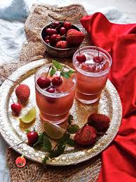 Lychee Litchi And Cherry Lemonade Cherry Lemonade Delicious Fruit Cherry Recipes