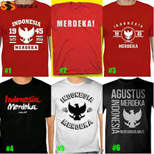 Jika anda kesulitan untuk membuat kaos sablon maka solusi lainnya adalah datang ke tempat daripada pusing mendesain sendiri tulisan hut ri ke 74 untuk disablon ke baju maka anda bisa membawa beberapa contoh desainsablon baju 17. Kaos Hut Ri Indonesia Merdeka 17 Agustus 1945 Kaos Nkri Kualitas Distro Premium Shopee Indonesia