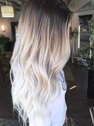 Ombre Blonde Haarfarben F R Alle Haartypen Im 2020 Ombre Blonde Haarfarben Haartypen Haar Haare Icy Blonde Hair Blonde Hair With Roots Ombre Hair Blonde