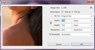 كيفية تغيير حجم الصور في photoshop