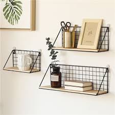 Simply hang the holder support on your garden tap or wherever you prefer to keep your expanding hose or garden hose. S M L Wooden Iron Wall Shelf Wall Mounted Storage Rack Small Items Organizer Holder Floating Display Shelves Home Living Room Office Decoration Walmart Com Office Wall Shelves Wall Mounted Shelves Wall Shelves