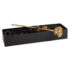 A natural rose dipped in 24 karat gold. 24k Golden Rose Elite Luxury Gold Plating