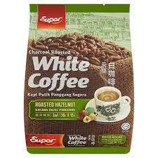 Kombinasi biji kopi berkualitas baik dengan gula ditambah dengan susu memberikan rasa dan aroma yang nikmat. Super Roasted Hazelnut 3 In 1 Charcoal Roasted White Coffee 15 Sachets X 36g 540g Tesco Groceries